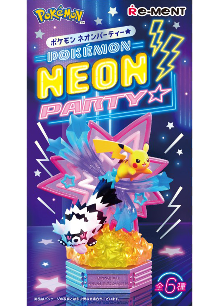 RE-MENT POKEMON NEON PARTY