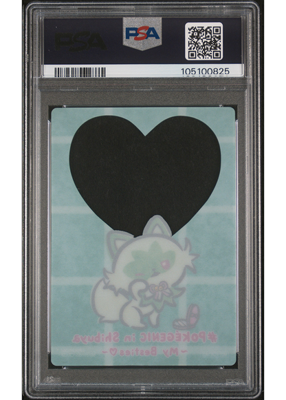 2024 POKEMON POKEGENIC- MY BESTIES CLEAR CARD SPRIGATITO - PSA 8
