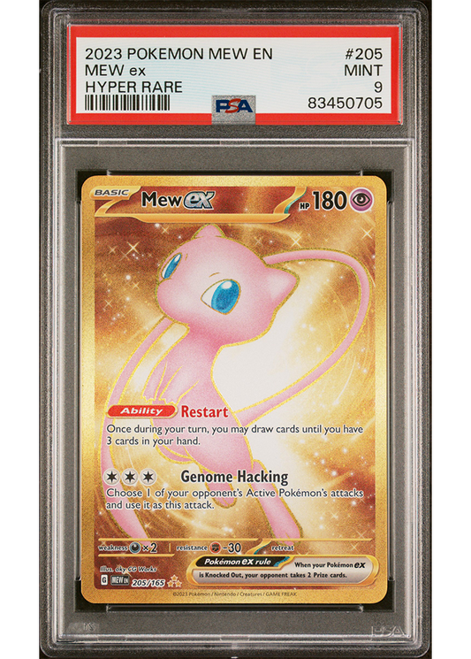 2023 POKEMON SCARLET & VIOLET 151 MEW EX - #205 - PSA 9