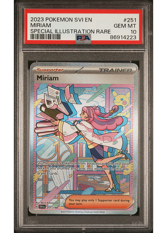 2023 POKEMON SV1 EN - SCARLET & VIOLET MIRIAM - #251 - PSA 10