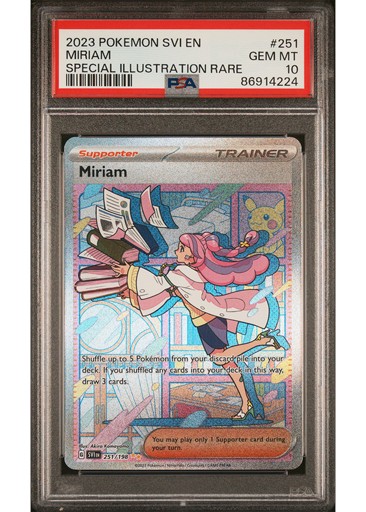2023 POKEMON SV1 EN - SCARLET & VIOLET MIRIAM - #251 - PSA 10