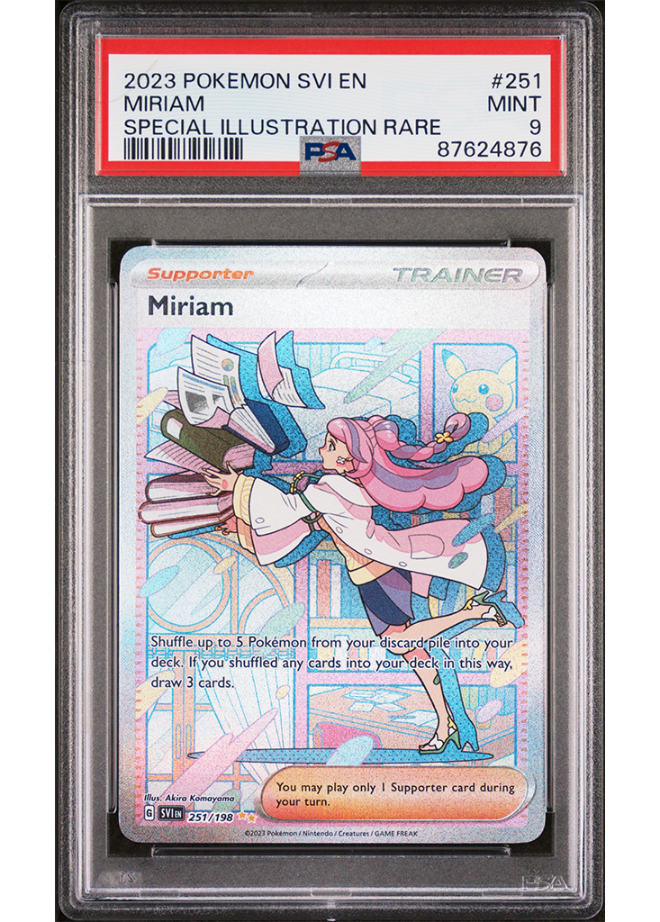 2023 POKEMON SV1 EN - SCARLET & VIOLET MIRIAM - #251 - PSA 9