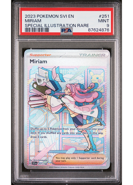 2023 POKEMON SV1 EN - SCARLET & VIOLET MIRIAM - #251 - PSA 9
