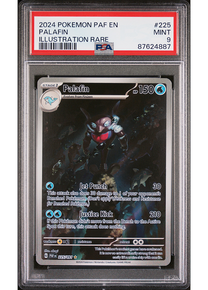 2024 POKEMON SCARLET & VIOLET PALDEAN FATES PALAFIN - #225 - PSA 9
