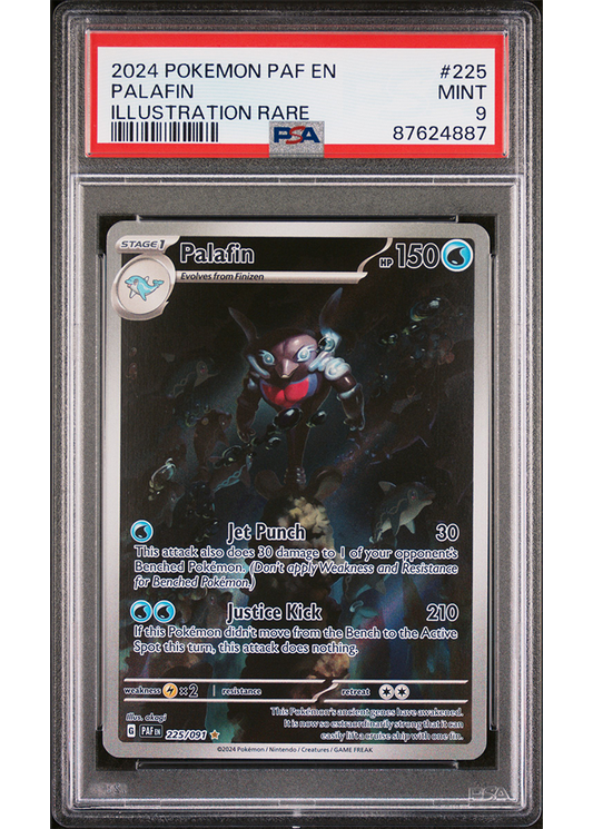 2024 POKEMON SCARLET & VIOLET PALDEAN FATES PALAFIN - #225 - PSA 9