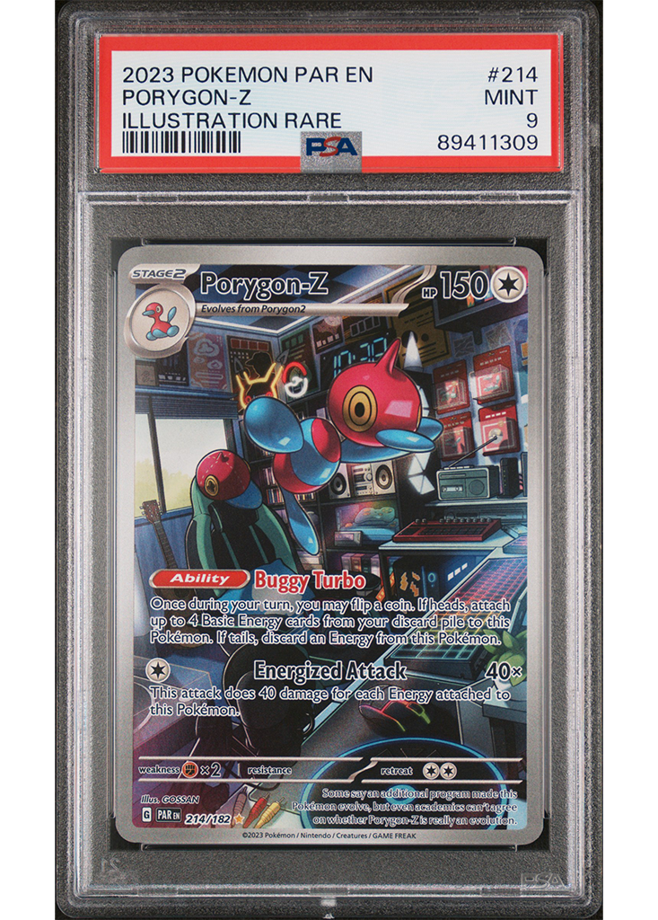 2023 POKEMON SCARLET & VIOLET PARADOX RIFT PORYGON-Z - #214 - PSA 9