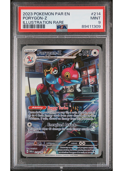 2023 POKEMON SCARLET & VIOLET PARADOX RIFT PORYGON-Z - #214 - PSA 9